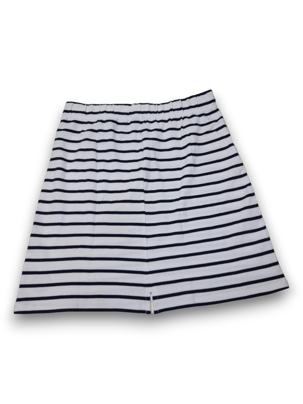 Schietwetter Rock Damen Weiß Navy gestreift Sweatrock Gr. 38