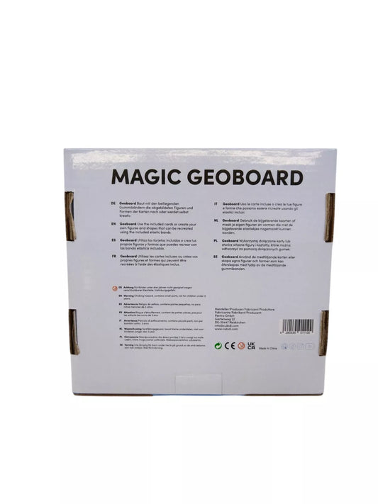 CUBIDI® Kreatives Montessori Holzpuzzle Geoboard Lernspielzeug ab 3 Jahren