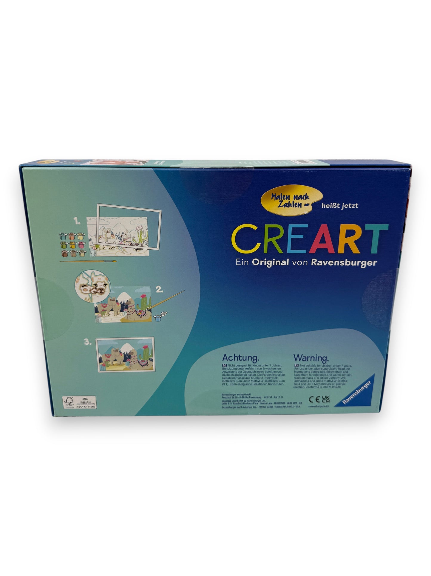 Ravensburger Malen nach Zahlen 20064 - Neugieriges Eichhörnchen - Kinder ab 9...