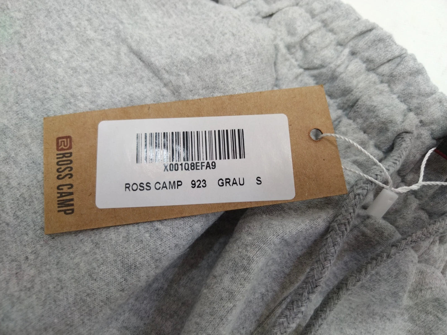 ROSS CAMP Jogginghose Herren Damen – Sporthose Lang Trainingshose Grau Gr. S