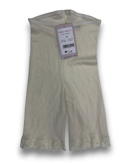 Nina von C. Damen Radlerhose "Wool Silk" – Champagner – Größe 44 Longpants