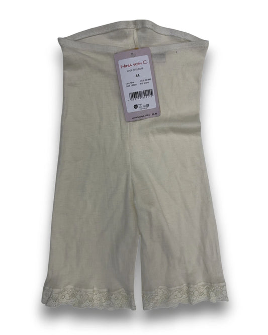 Nina von C. Damen Radlerhose "Wool Silk" – Champagner – Größe 44 Longpants