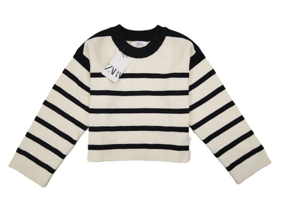 Zara Mädchen Pullover Gr. 152 Striped Knit Sweater gestreifter Pulli 11-12 Jahre
