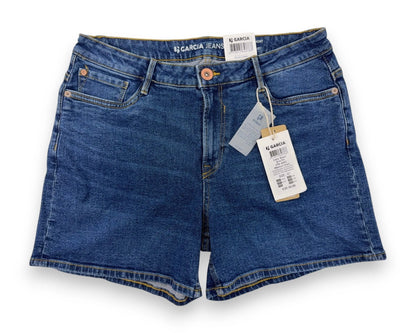 Garcia Damen Jeansshorts Celia Gr. W31 Shorts kurze Hose blau High Waist Slim Fit
