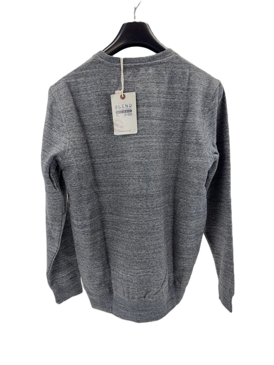 Blend BHHenry Herren Sweatshirt Pullover Sweater Rundhals Gr. S Grau