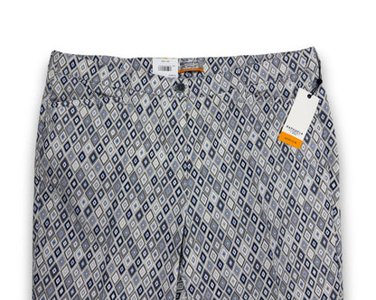 Raphaela by Brax Damen Hose Lorella Azur Blue Kurzgröße Wadenlang Gr. 46