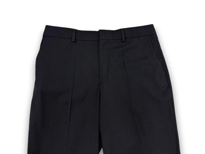 Filippa K Damen 7/8 Hose Emma Cropped aus Wolle schwarz elegant hoher Leib Gr. S