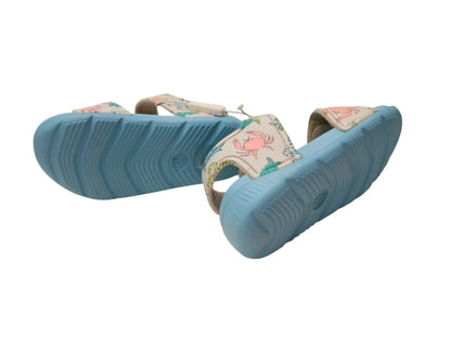 Reserved Kinder Sandalen mit Klettverschluss blau Meerestiere Motiv Gr. 20/21