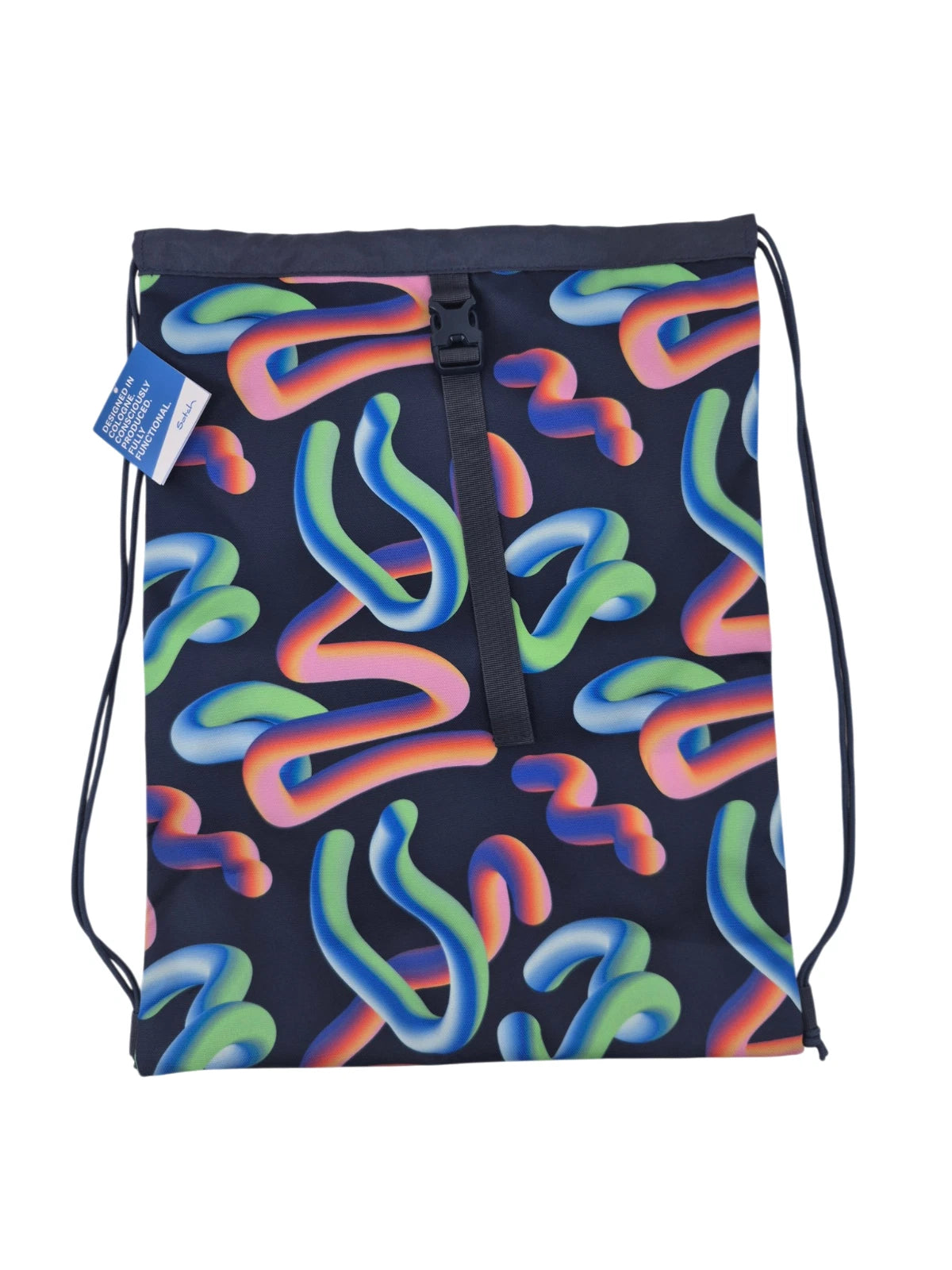Satch Sportbeutel Tasche Gymbag Crazy Twist Kinder Jugendliche Schule/Freizeit