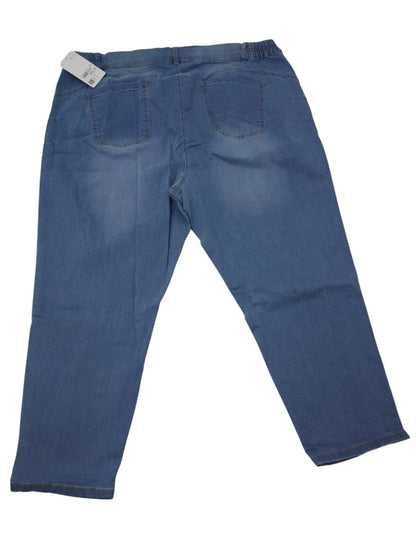 Angel of Style Damen Pushup-Jeans Pina Stretchkomfort Bleached Denim Gr. 56