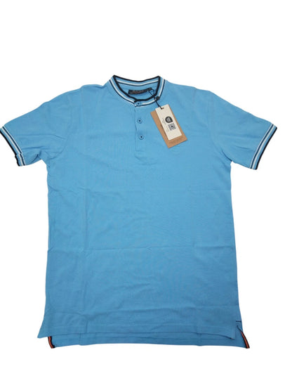 Indicode Herren INOdell T-Shirt mit Rundhals-Ausschnitt Shirt blau Gr. M Baumwol