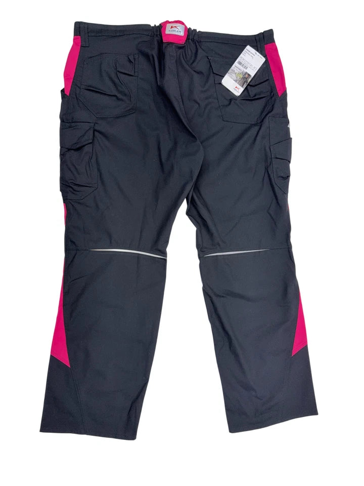 KÜBLER Arbeitshose Damen ACTIVIQ Hose schwarz/pink Frauen Bundhose Gr. 52