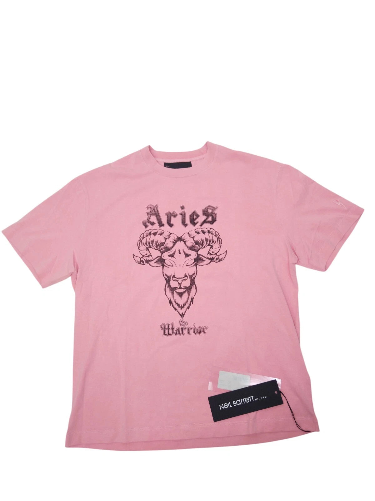 Neil Barrett Printed ARIES THE WARRIOR Crew-neck T-Shirt Herren Gr. M