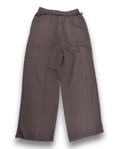 Reserved Damen Palazzohose Gr. M Dunkelbraun Relaxed Fit Hose Stoffhose