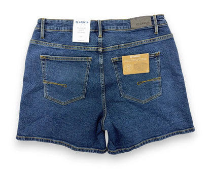 Garcia Damen Jeansshorts Celia Gr. W31 Shorts kurze Hose blau High Waist Slim Fit