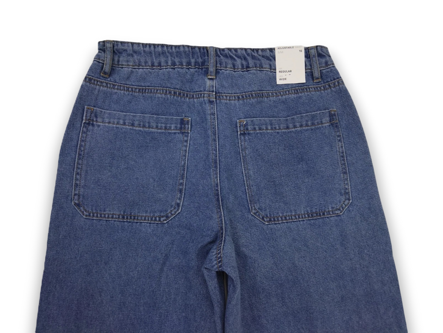LMTD Jungen Jeans Gr. 170 Loosefit Hose Toizza in Blue Denim Stretcheinsatz