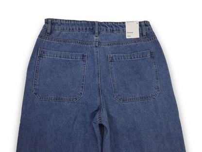 LMTD Jungen Jeans Gr. 170 Loosefit Hose Toizza in Blue Denim Stretcheinsatz