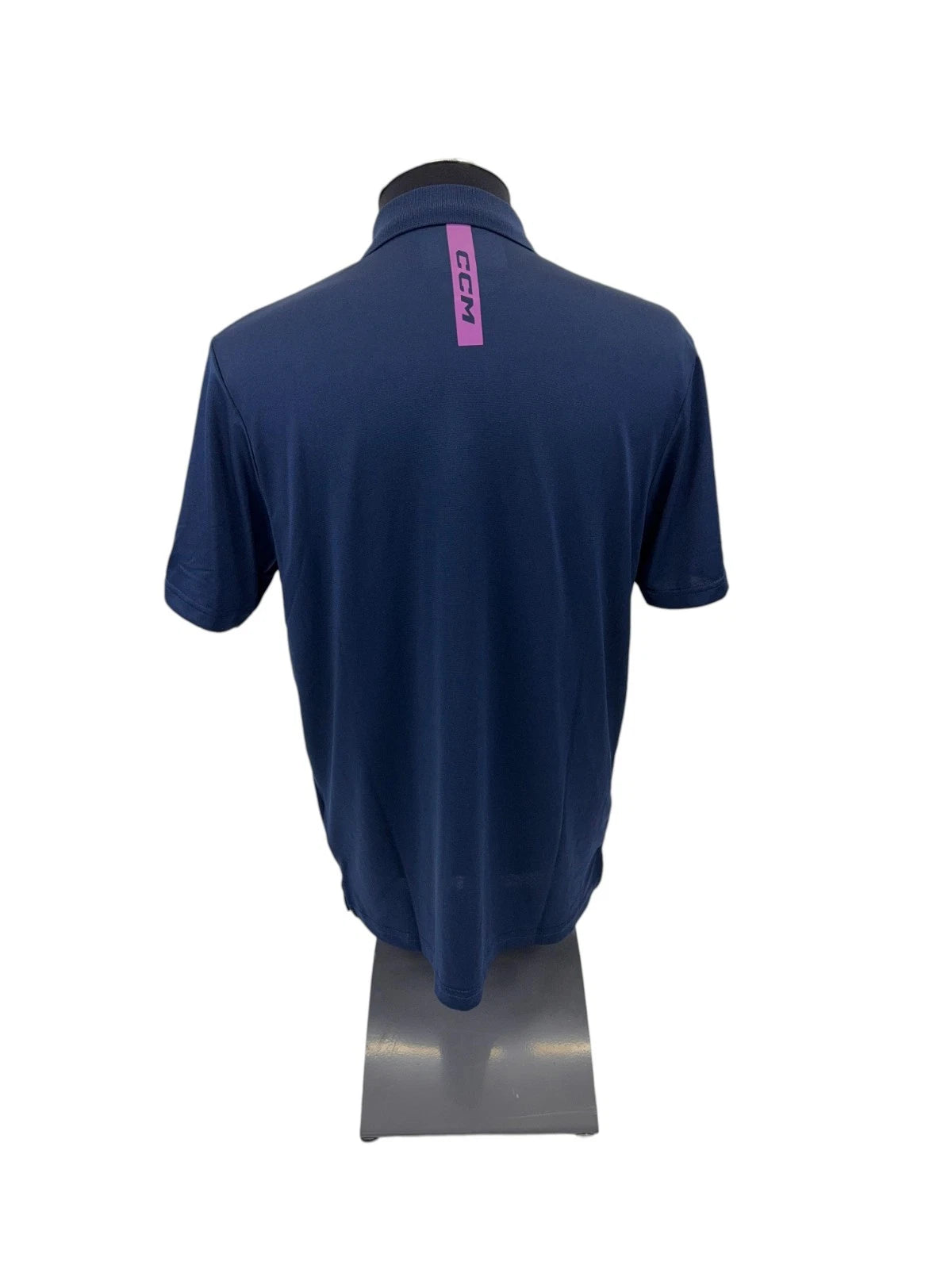 CCM Herren T-Shirt Golf Polo Gr. M in Navy Blau Regular Fit Poloshirt