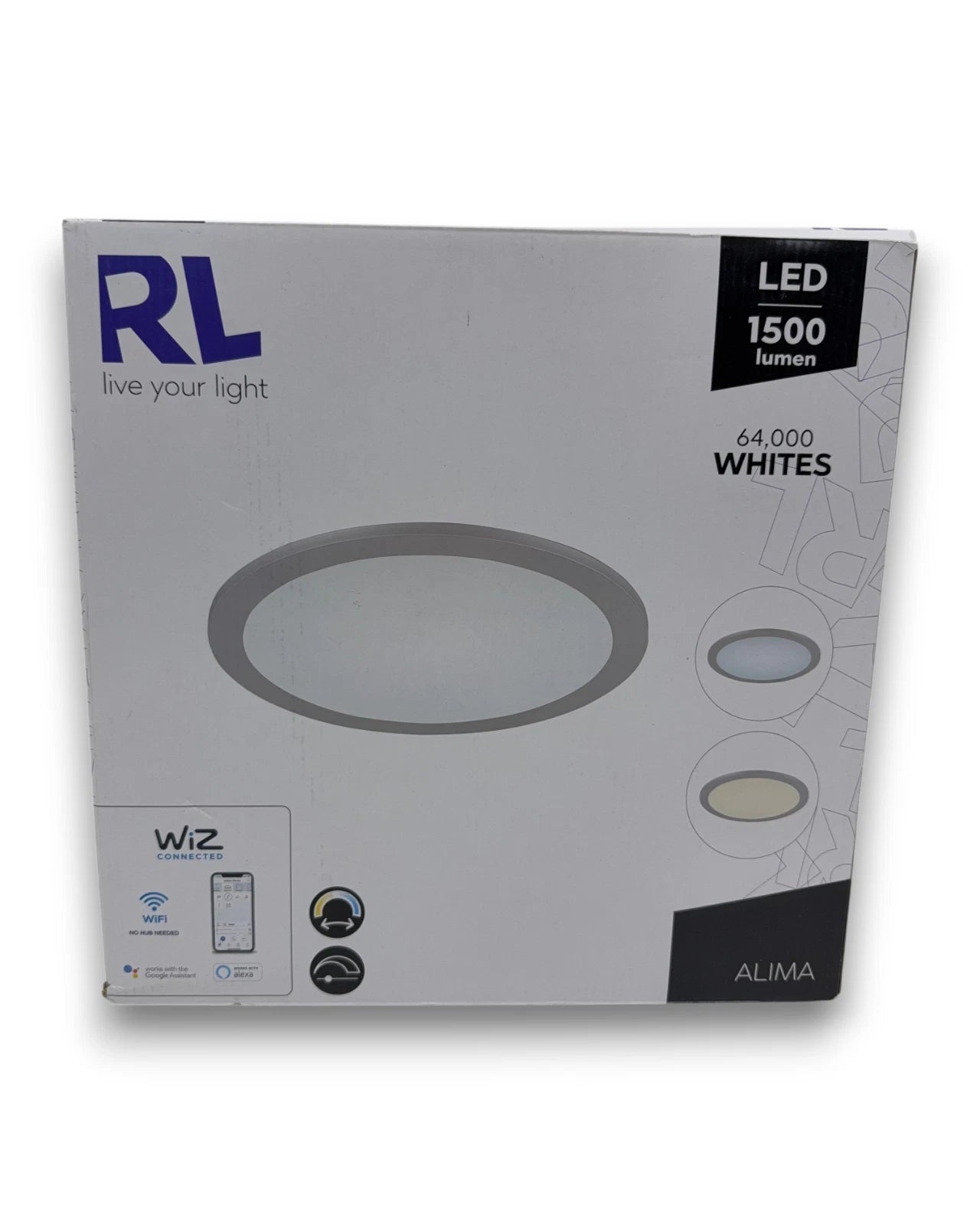 Trio WiZ LED Deckenleuchte Alima Titan 30cm 15W App-/ Sprachsteuerung
