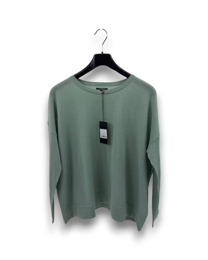 Lawrence Grey Damen Wollpullover Gr. 36 Mint Rundhals Merinowolle Pullover