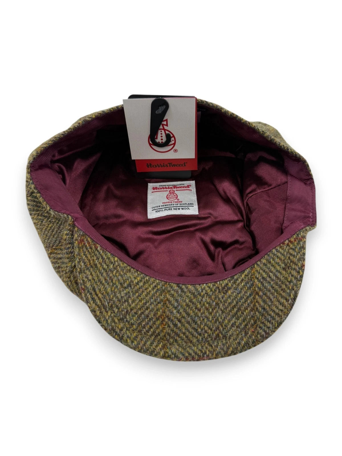 Borges & Scott Herren Schirmmütze Dingwall Schiebermütze Harris Tweed Gr. M 58cm