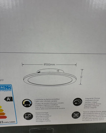Trio WiZ LED Deckenleuchte Alima Titan 30cm 15W App-/ Sprachsteuerung