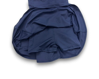 Gilly Hicks Active Dress Kleid Gr. M Marineblau Funktionskleid Innenhose