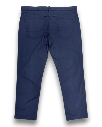 Next Herren Hose Dunkelblau W40 L31 Stretch Regular Fit Herrenhose fester Stoff