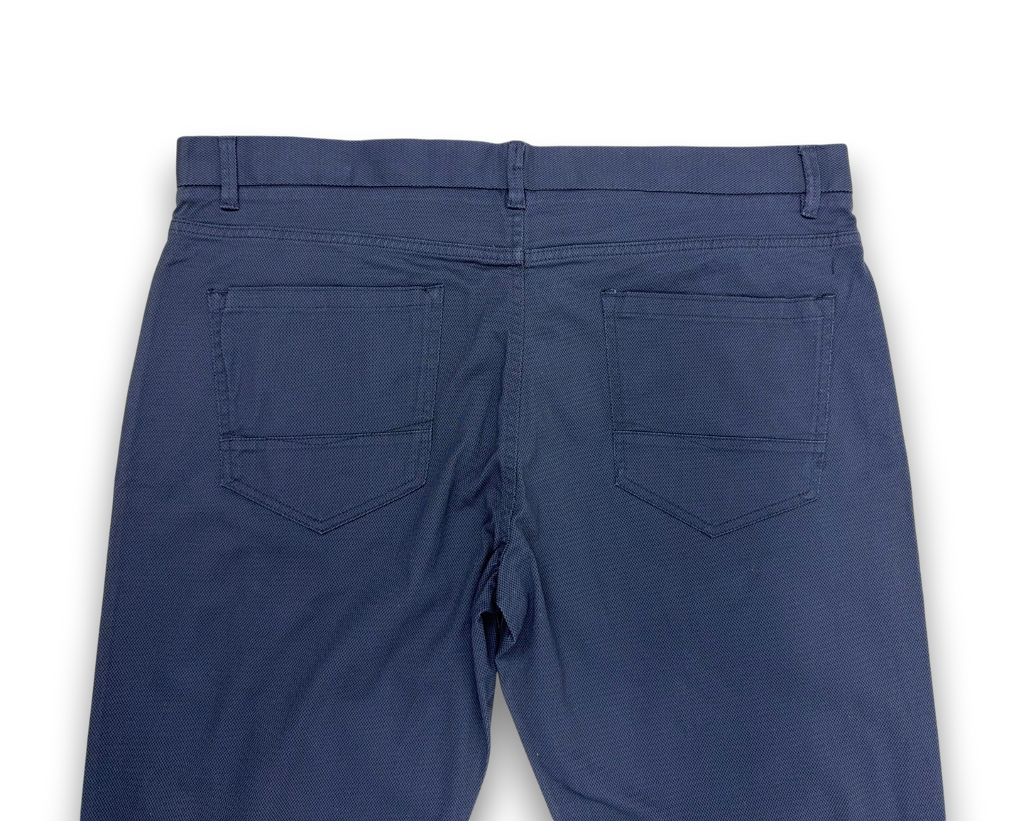 Next Herren Hose Dunkelblau W40 L31 Stretch Regular Fit Herrenhose fester Stoff