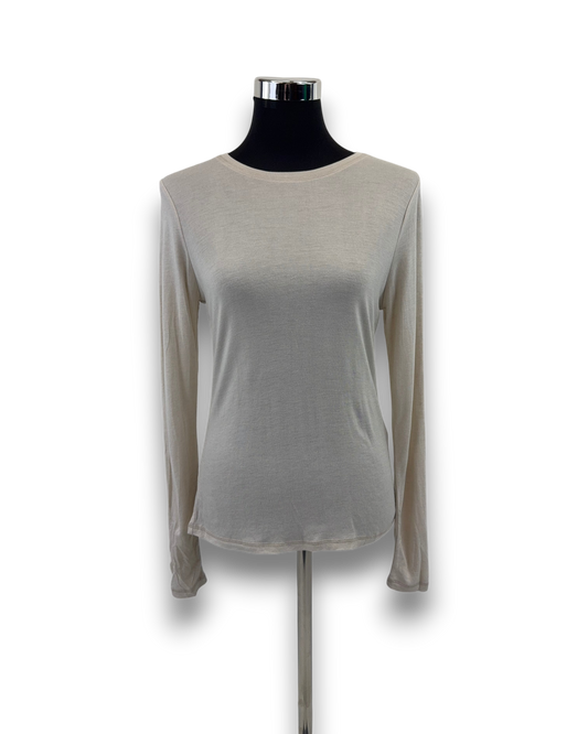 JDY Damen Langarmshirt – Whitecap Gray – Größe M Shirt dünner Pullover