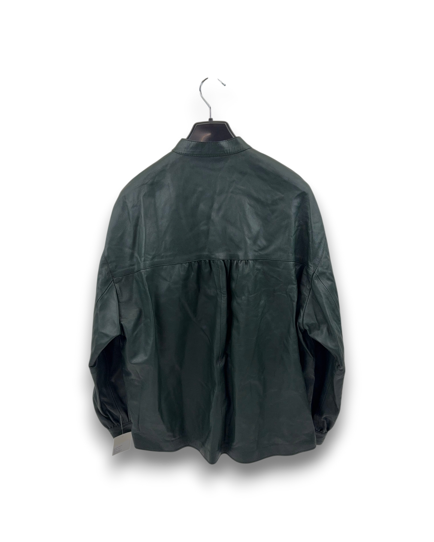 Poison Apple Damen Lederjacke – Dunkelgrün – Größe 40 Lammnappa Jacke kurz
