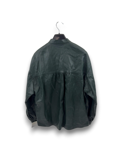 Poison Apple Damen Lederjacke – Dunkelgrün – Größe 40 Lammnappa Jacke kurz