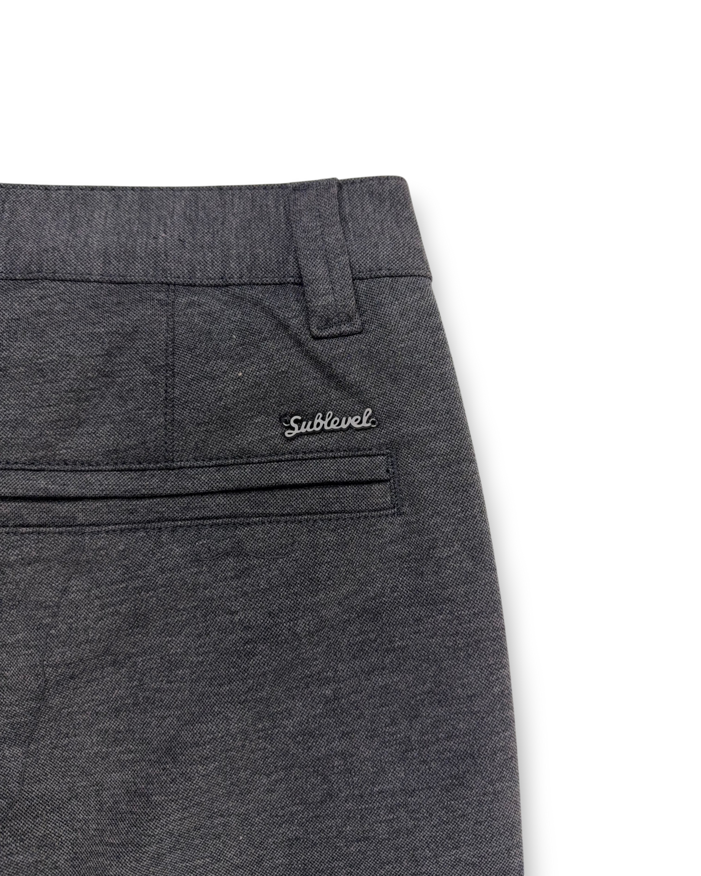 Sublevel Herren Chino Hose – Dark Grey – Größe 32 Stoffhose