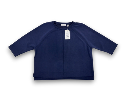 Rich & Royal Damen Sweatshirt – Dunkelblau – Größe M Pullover 3/4 Arm Loose Fit