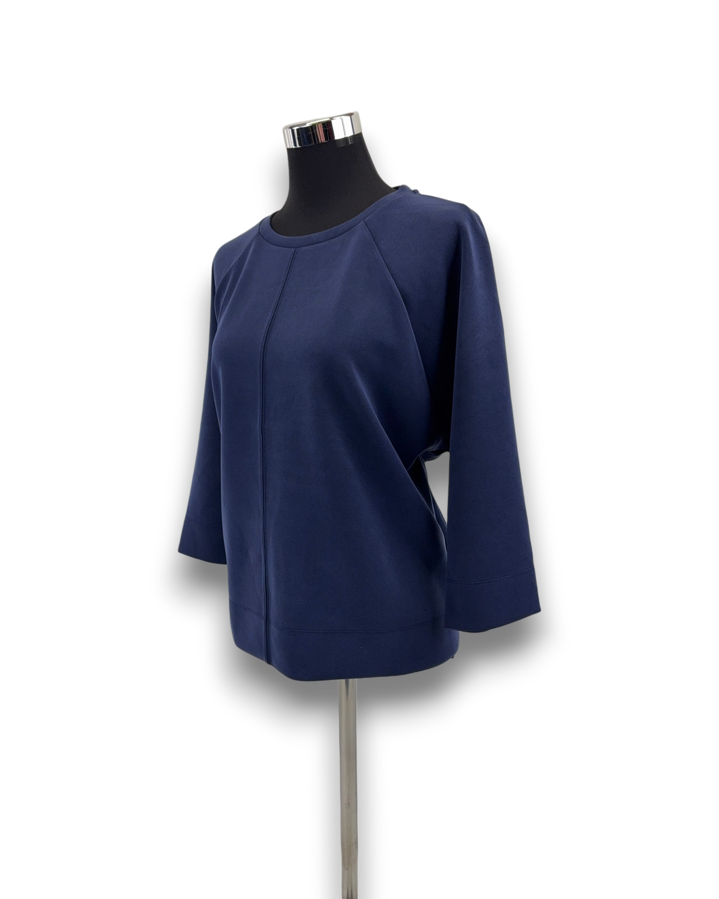 Rich & Royal Damen Sweatshirt – Dunkelblau – Größe M Pullover 3/4 Arm Loose Fit