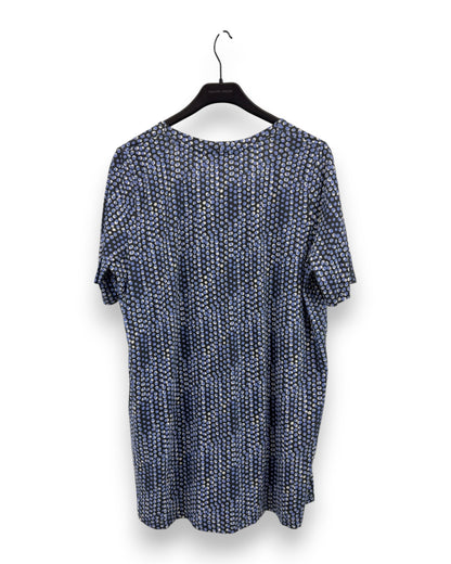 ULLA POPKEN Damen Longshirt Gr. 46/48 Langes Shirt Halbarm T-Shirt Sommershirt