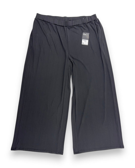 ULLA POPKEN Damen Hose Gr. 54/56 Marlenehose Stoffhose Elastikbund Rippjersey