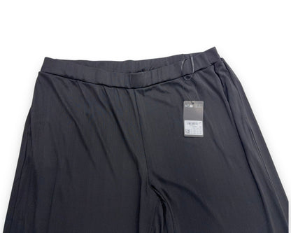 ULLA POPKEN Damen Hose Gr. 54/56 Marlenehose Stoffhose Elastikbund Rippjersey