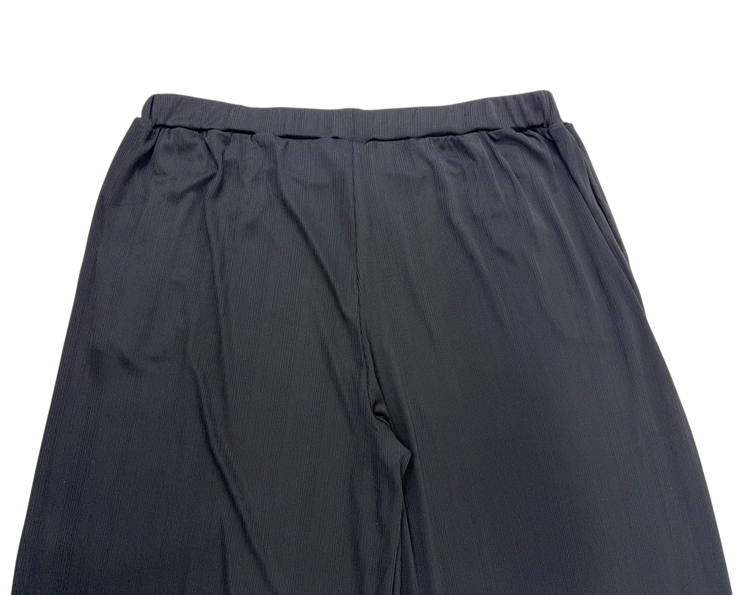 ULLA POPKEN Damen Hose Gr. 54/56 Marlenehose Stoffhose Elastikbund Rippjersey