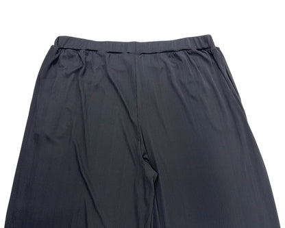ULLA POPKEN Damen Hose Gr. 54/56 Marlenehose Stoffhose Elastikbund Rippjersey