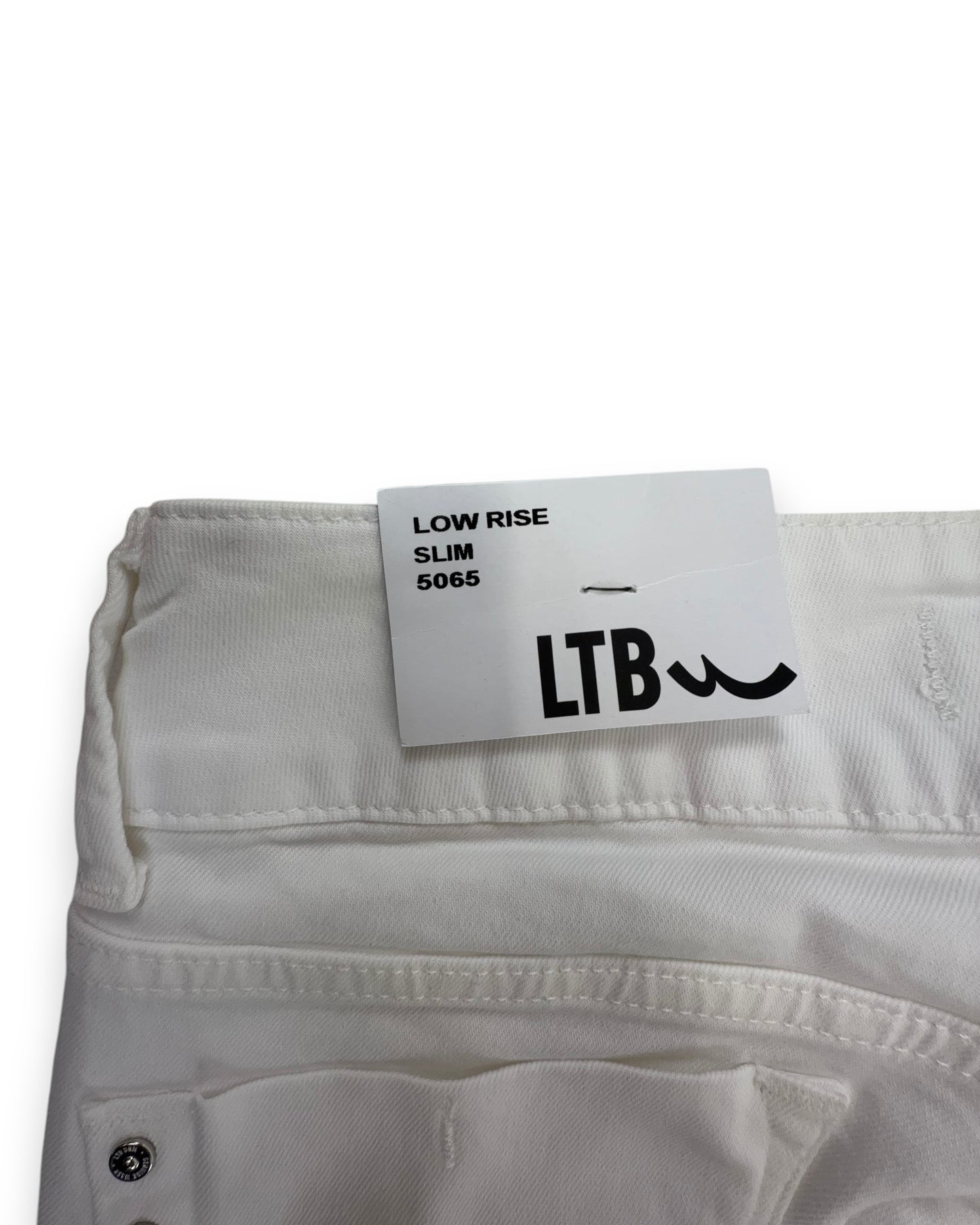 LTB Damen Jeans weiß Gr. W27 / L30 Hose Molly Slim Fit Niedriger Bund